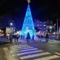 意大利圣诞树灯光